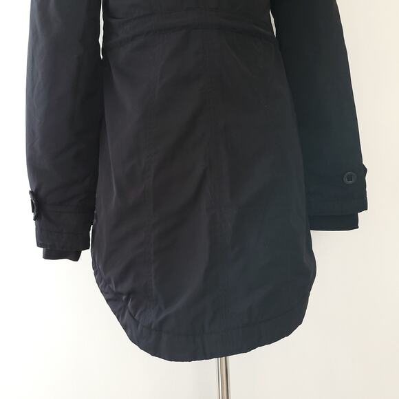 Athleta Primaloft Peak Parka Black Hooded Zippered Pockets Women XXS - Picture 10 of 15